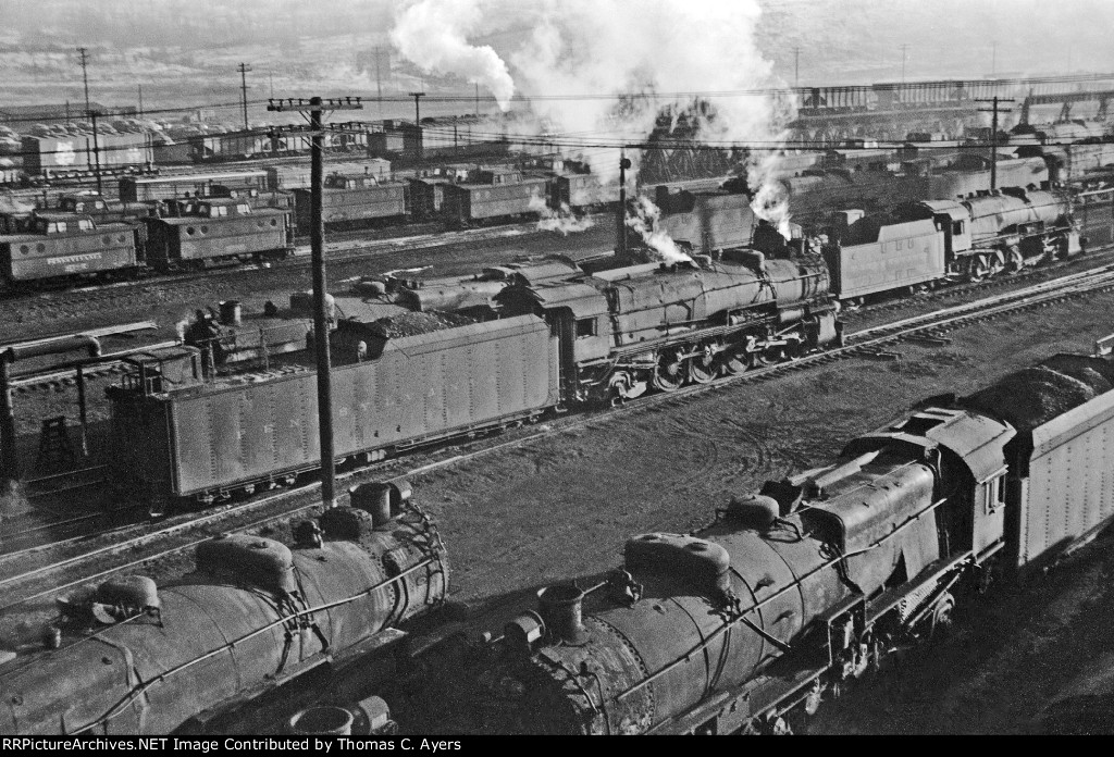 PRR Locomotive Ready Tracks, #7 of 9, c. 1953